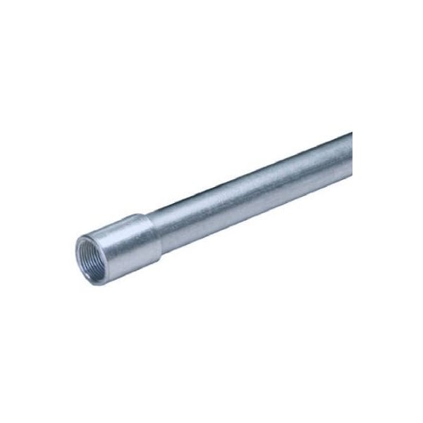 Allied Tube & Conduit Rigid Metallic Conduit, 3/4 in Trade Size, 10 ft, Steel, Galvanized 278887 - main